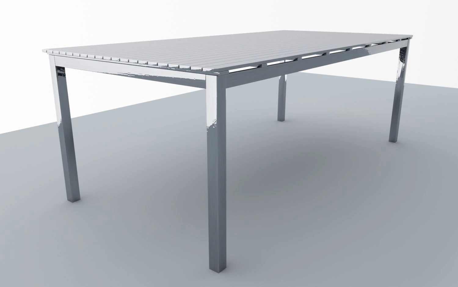 stell table outdoor angso ikea low poly vr low-poly 3D Model .c4d .max .obj .3ds .fbx .stl .blend 