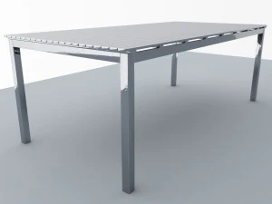 Stell St&oacute;ł Outdoor Angso Ikea Low Poly vr Low-Poly Model 3D