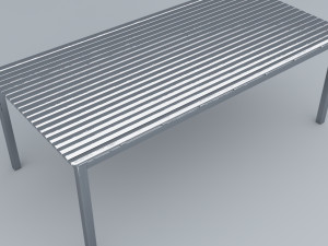 stell table outdoor angso ikea low poly vr low-poly 3D Model