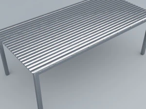 stell table outdoor angso ikea low poly vr low-poly 3D Model