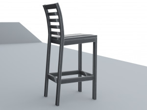 pvc tall chair outdoor low poly low-poly 3D Модель