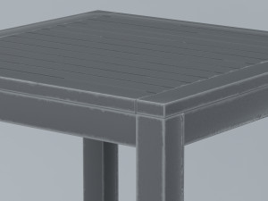tall table pvc for outdoor low poly low-poly 3D मॉडल
