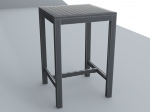 tall table pvc for outdoor low poly low-poly 3D मॉडल