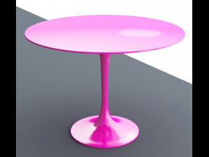docksta table ikea low-poly 3D 모델
