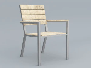 falster chair ikea low poly low-poly 3D Model