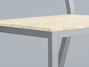 falster chair low poly vr low-poly 3D 모델