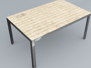 falster table ikea low poly vr low-poly Modelo 3D