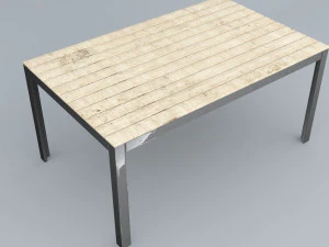 falster table ikea low poly vr low-poly 3D Model