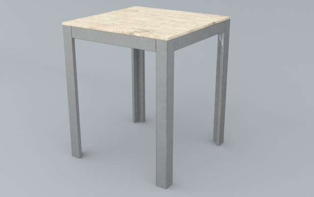 falster table ikea low poly vr low-poly Modèle 3D .c4d .max .obj .3ds .fbx .stl .blend 