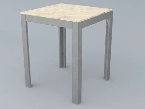 falster masa ikea d&uuml;ş&uuml;k poli vr d&uuml;ş&uuml;k poli 3D Model