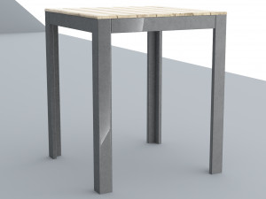falster table ikea low poly vr low-poly Modèle 3D