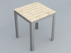falster table ikea low poly vr low-poly 3D Model