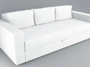 ソファベッド IKEA フリヘテン ローポリ 3Dモデル