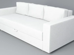 sofa-bed ikea friheten low-poly 3D Model