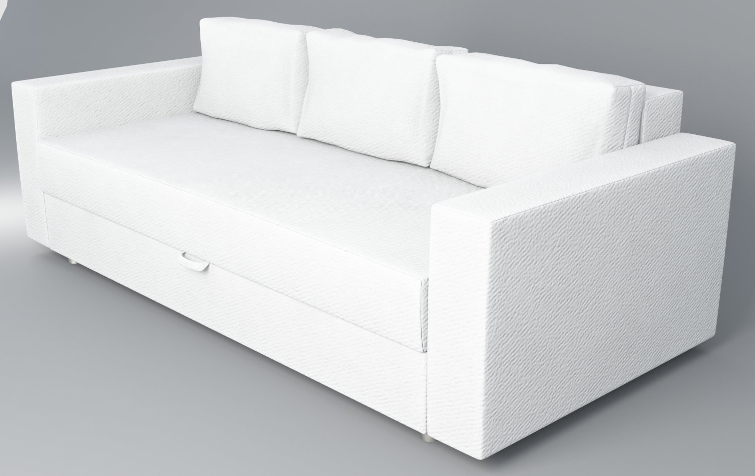 Sofa Bed Ikea Friheten Low Poly 3d Model In Sofa 3dexport