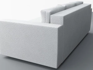 sofa-bed ikea friheten low-poly 3D Model