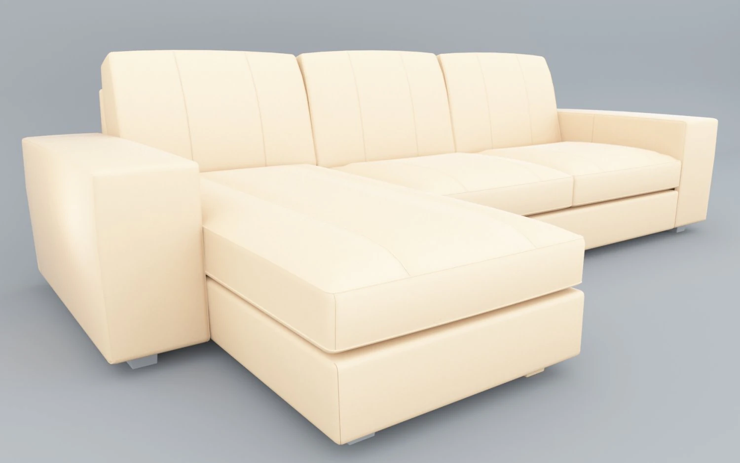 leather sofa kivik ikea low-poly 3D Model .c4d .max .obj .3ds .fbx .stl .blend 