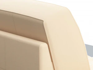leather sofa kivik ikea low-poly 3D Model