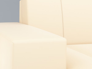 leather sofa kivik ikea low-poly 3Dモデル