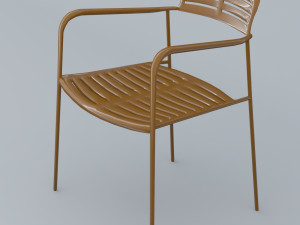 mall chair 10 colors low poly low-poly Modello 3D
