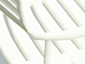 mall chair 10 colors low poly low-poly Modello 3D