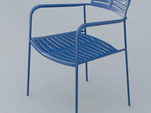 mall chair 10 colors low poly low-poly 3D Model