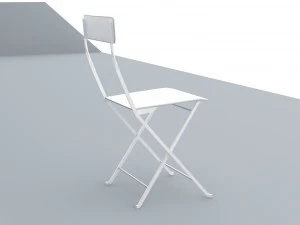 metal chair ikea for outdoor low poly low-poly 3D Model