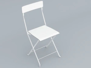 metal chair ikea for outdoor low poly low-poly 3D Model