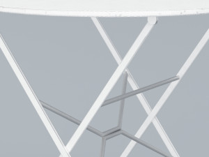 metal table for outdoor ikea low poly low-poly 3D 模型