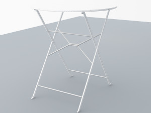 metal table for outdoor ikea low poly low-poly 3D 模型