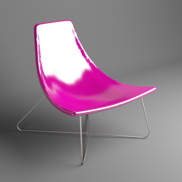 ikea radkiven chair low-poly Modelo 3D .c4d .max .obj .3ds .fbx .stl .blend 