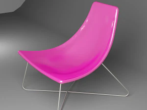 ikea radkiven chair low-poly 3D Model