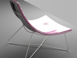 ikea radkiven chair low-poly 3D Model