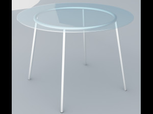 free table free low-poly 3D 모델