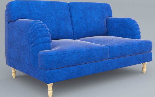 socksund sofa ikea low-poly 3D मॉडल .c4d .max .obj .3ds .fbx .stl .blend 