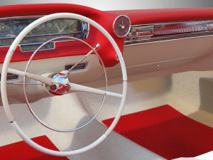 carinterior cadillac eldorado 1959 3D Model