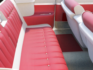 carinterior cadillac eldorado 1959 3D Model