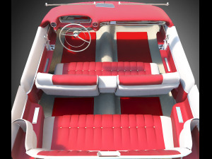 carinterior cadillac eldorado 1959 3D Model