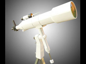 telescopio Modello 3D