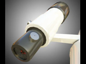 telescopio Modello 3D