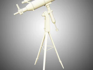 telescopio Modello 3D