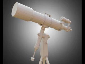 telescopio Modello 3D