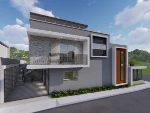 minimalist house only sketchup 2017 3D Model