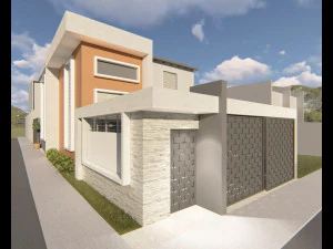 minimalist house only sketchup 2017 renders in lumion 8 3D Model
