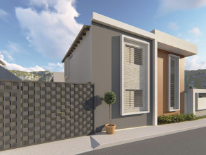 minimalist house only sketchup 2017 renders in lumion 8 Modelo 3D