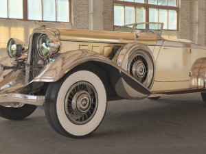 chrysler imperial 1932 low-poly Modelo 3D