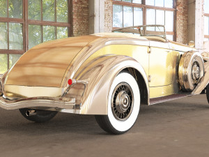 chrysler imperial 1932 low-poly Modelo 3D
