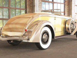 chrysler imperial 1932 low-poly 3D Model