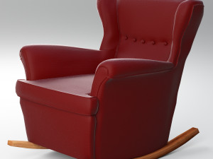 strandmon rocking chair Modelo 3D