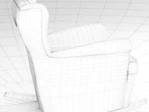 strandmon rocking chair Modelo 3D